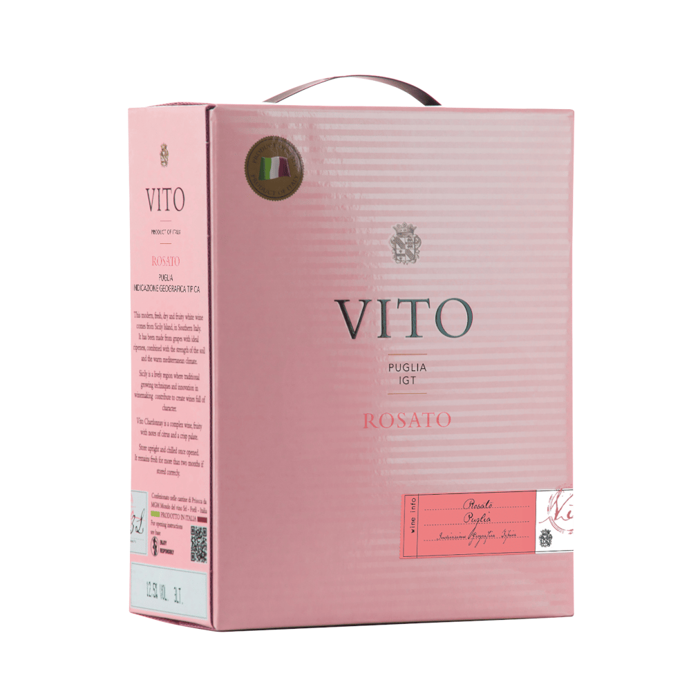 Vito Rosato IGT Puglia Bag in Box 3 Liter