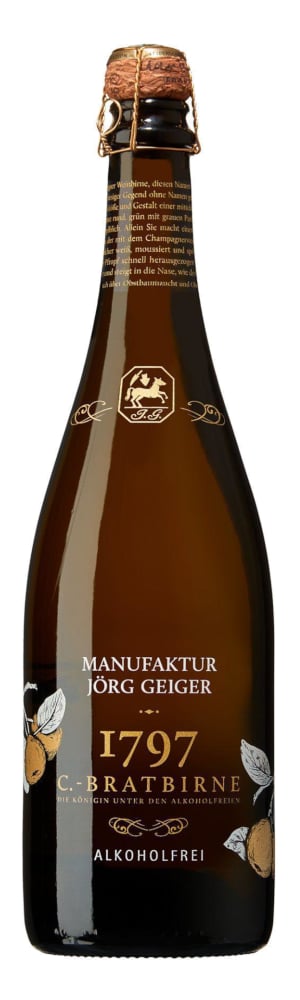 Birnenschaumwein CBratbirne 1797 alkoholfrei
