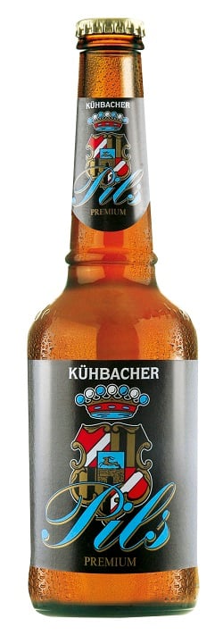 Bier Kühbacher Pils Premium Brauerei Kühbach Flasche