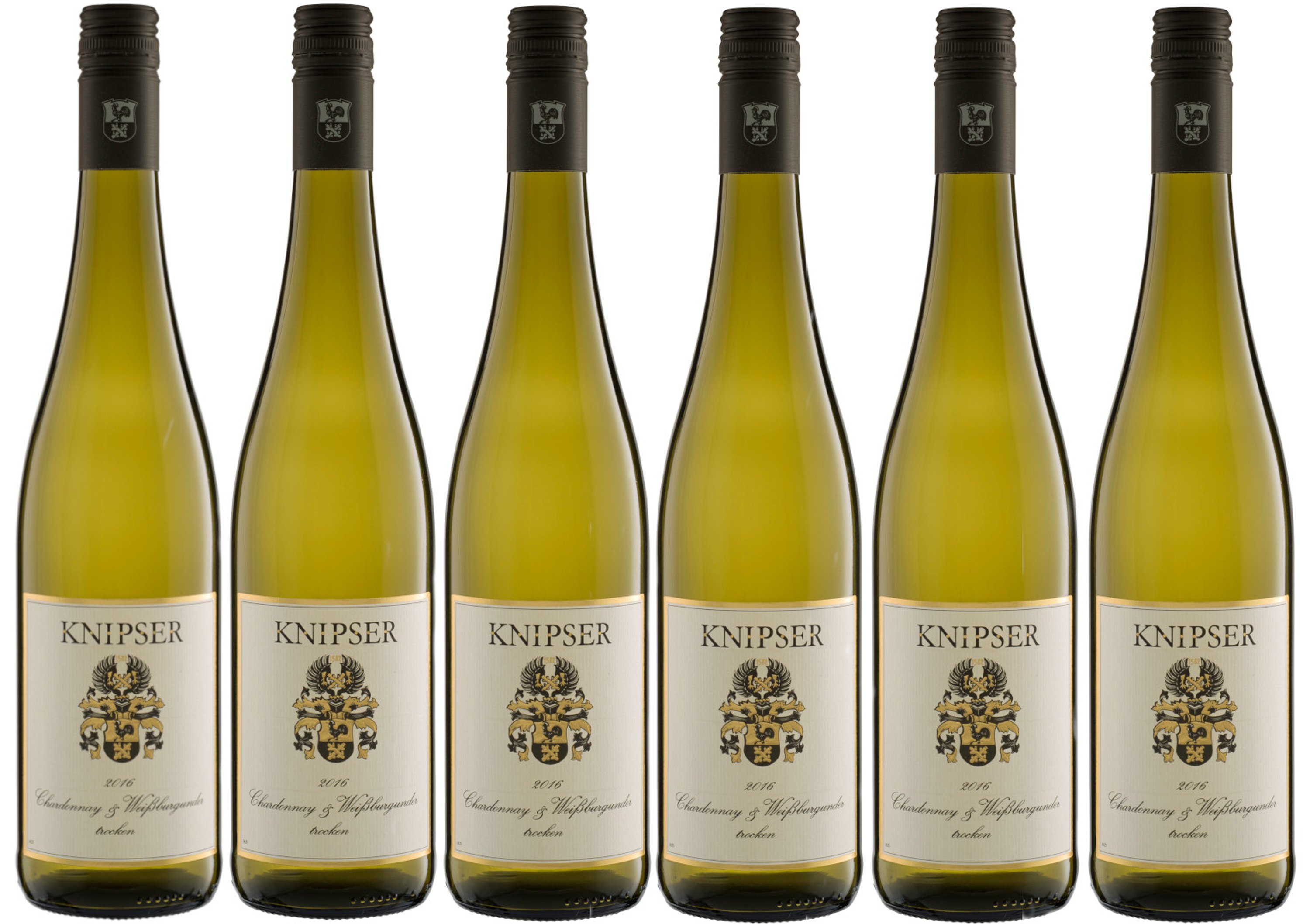 6er Paket Knipser Chardonnay & Weißburgunder 