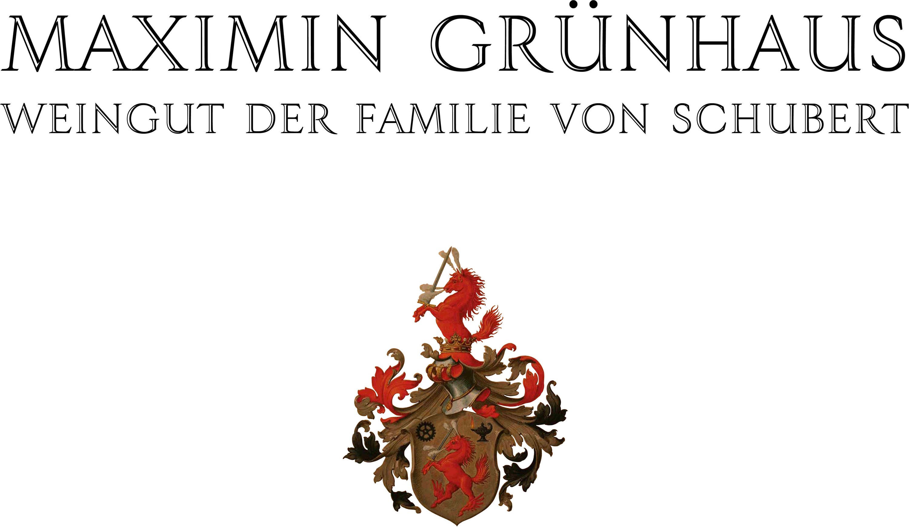 Logo MAXIMIN GRÜNHAUS Weingut der Familie von Schubert Winzer