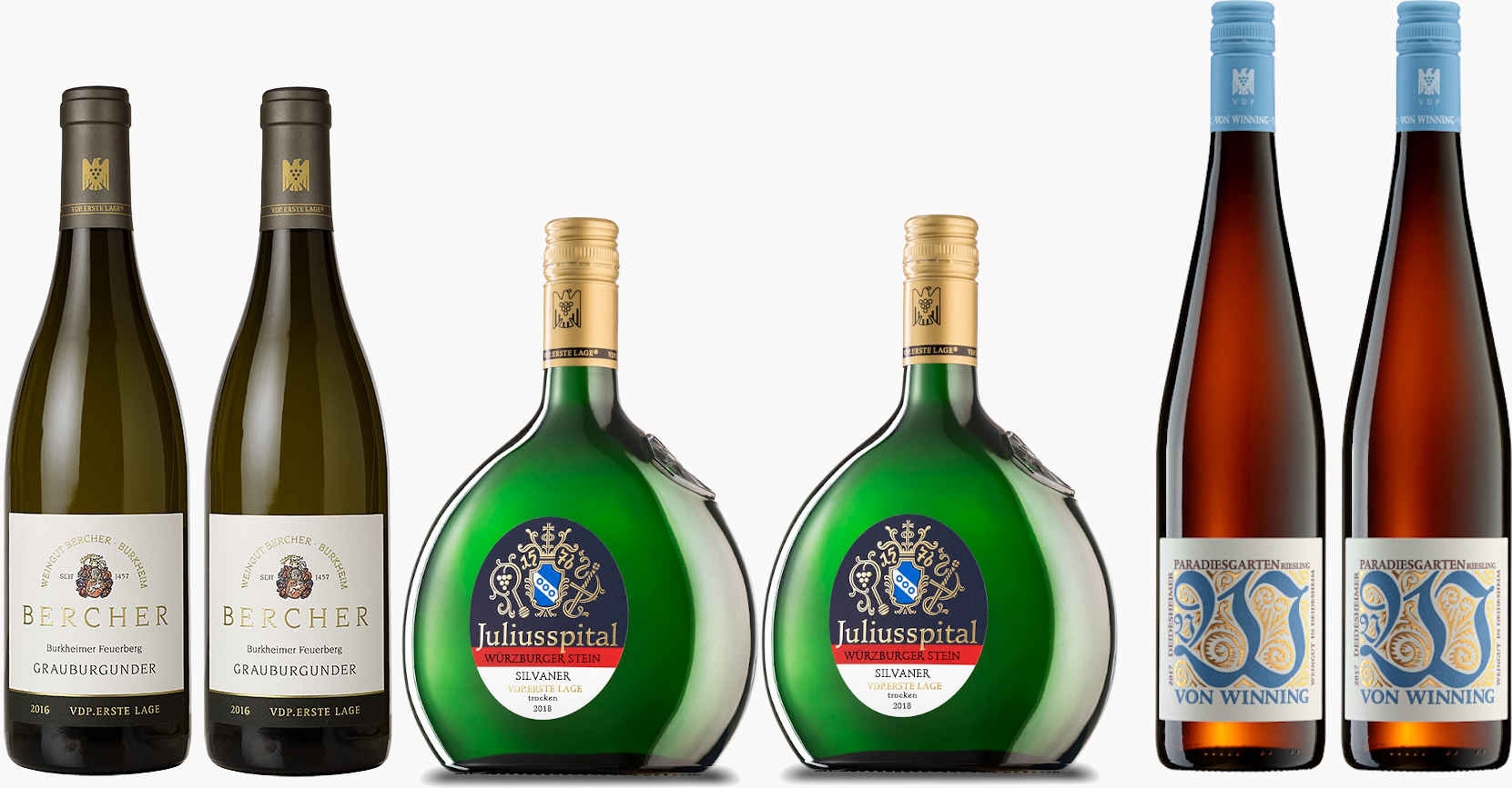 Deutscher Weißwein Erste Lage Paket - 6 Flaschen
