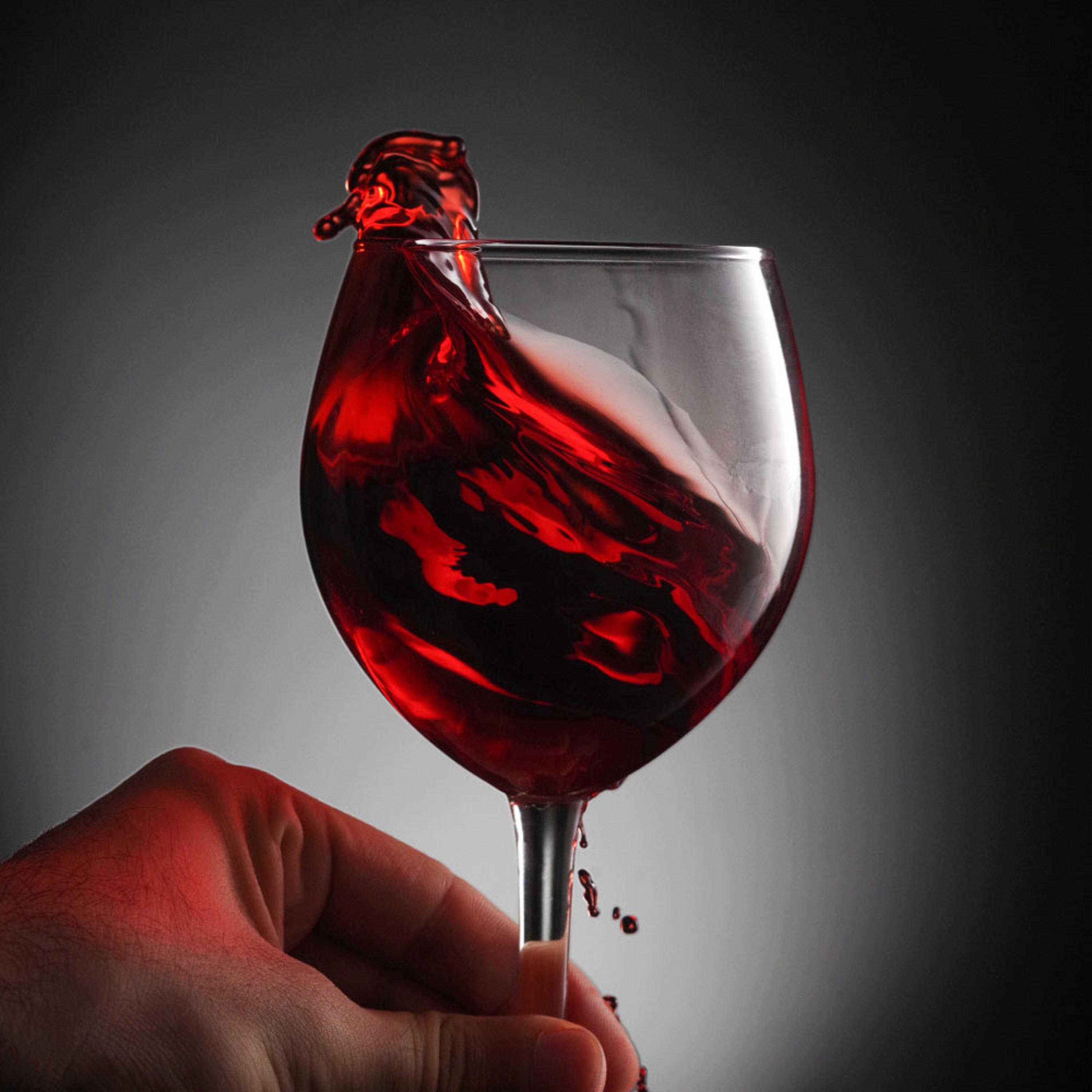 Wein im Glas