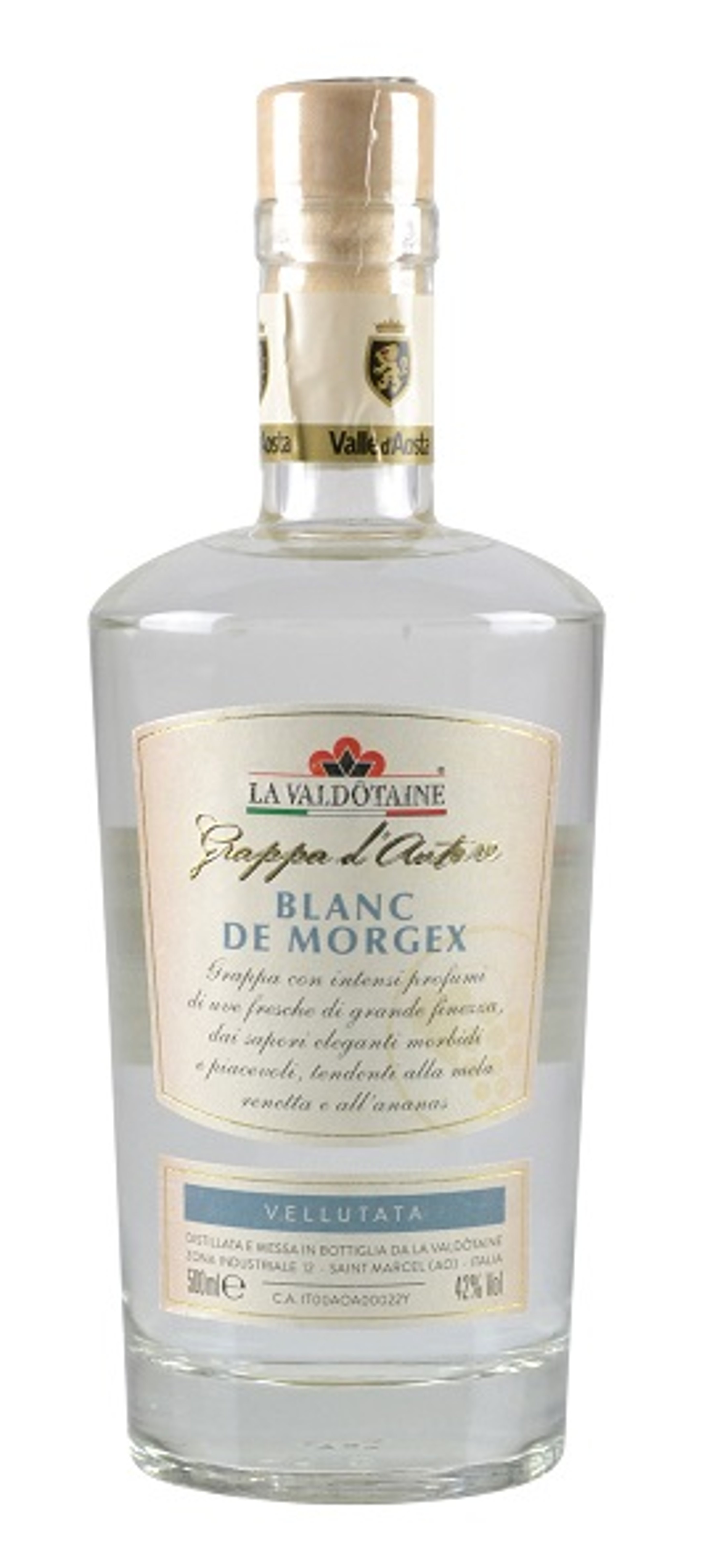Spirituosen La Valdotaine Grappa di Blanc de Morgex
